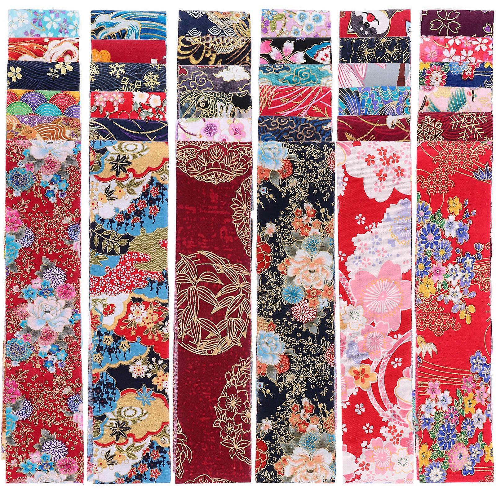 36pcs Long Fabric Strips for Quilting Patchwork in Printed Fabric Roll