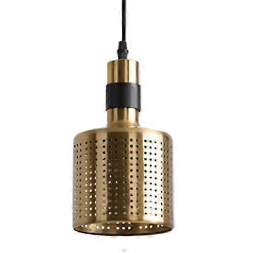 Iron Chandelier Simple Style, Hollow Pendant, FlushMount SingleHead Pendant Light With E27 Socket, Veranda Hallway Decor