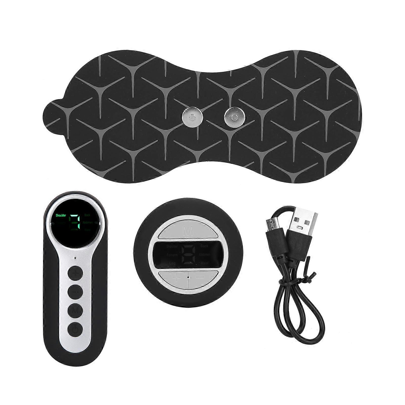 Mini EMS Massager Wireless Portable Rechargeable Massager Patch Sticker with Remote Control