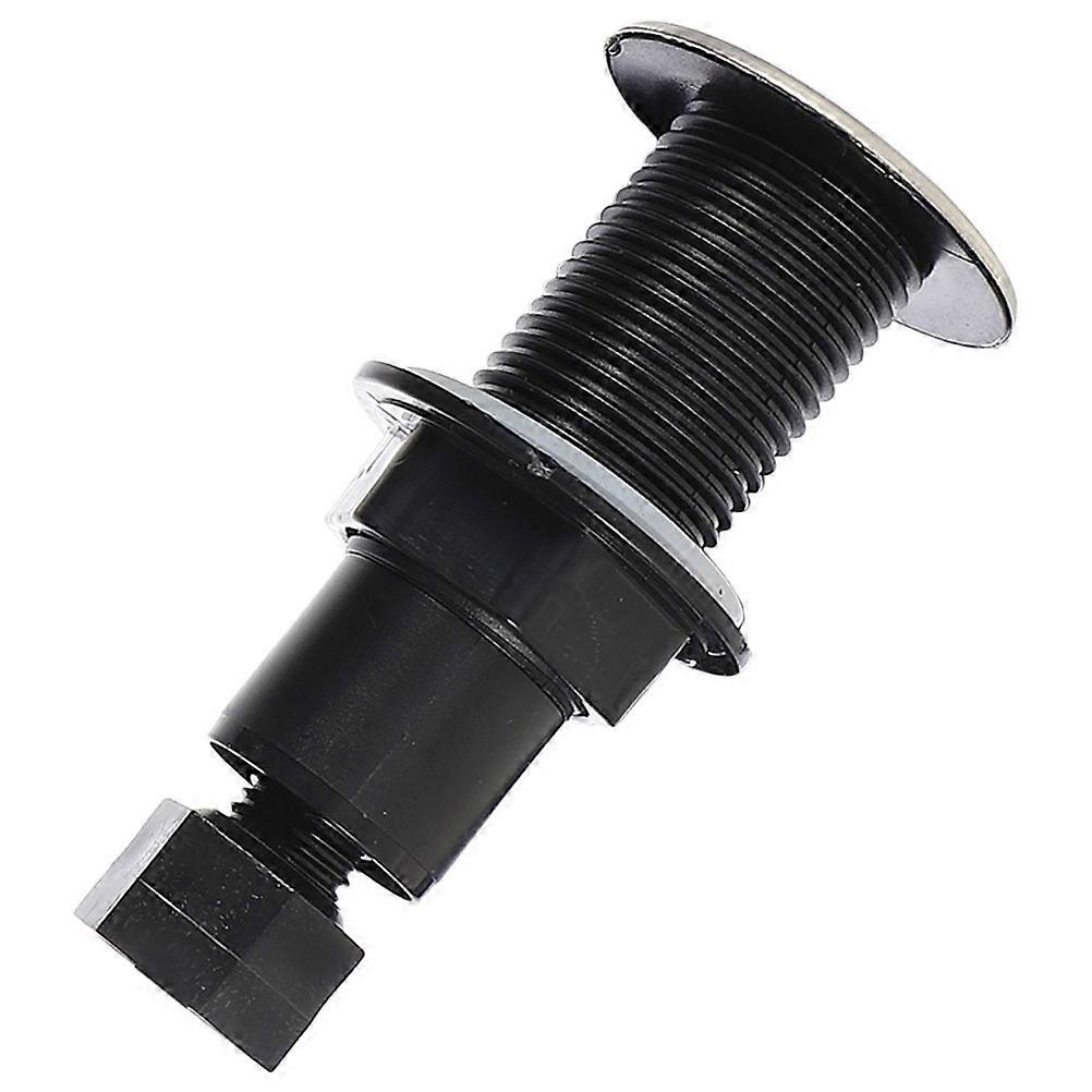 Push Down Bath Plug Replacement For Bathroom Use Black 9X4.2X4.2CM 1Set