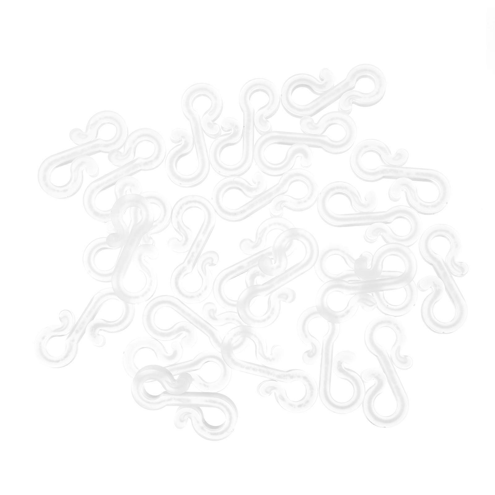 Outside Light Hooks Pendant Lamp Holder Christmas Design 72Pcs White
