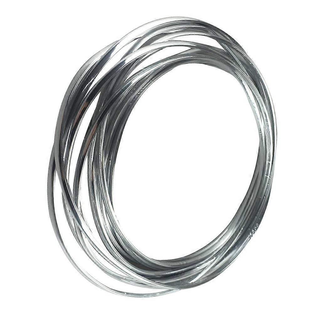 Car Door Protector Anti-Shock Scratch Resistant Sealing Strips Silver 6M 1Set