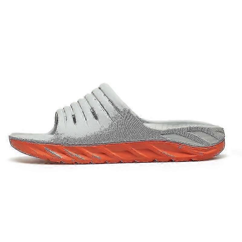 Mens Recovery Sandals With Comfortable Plantar Fasciitis Arch Support