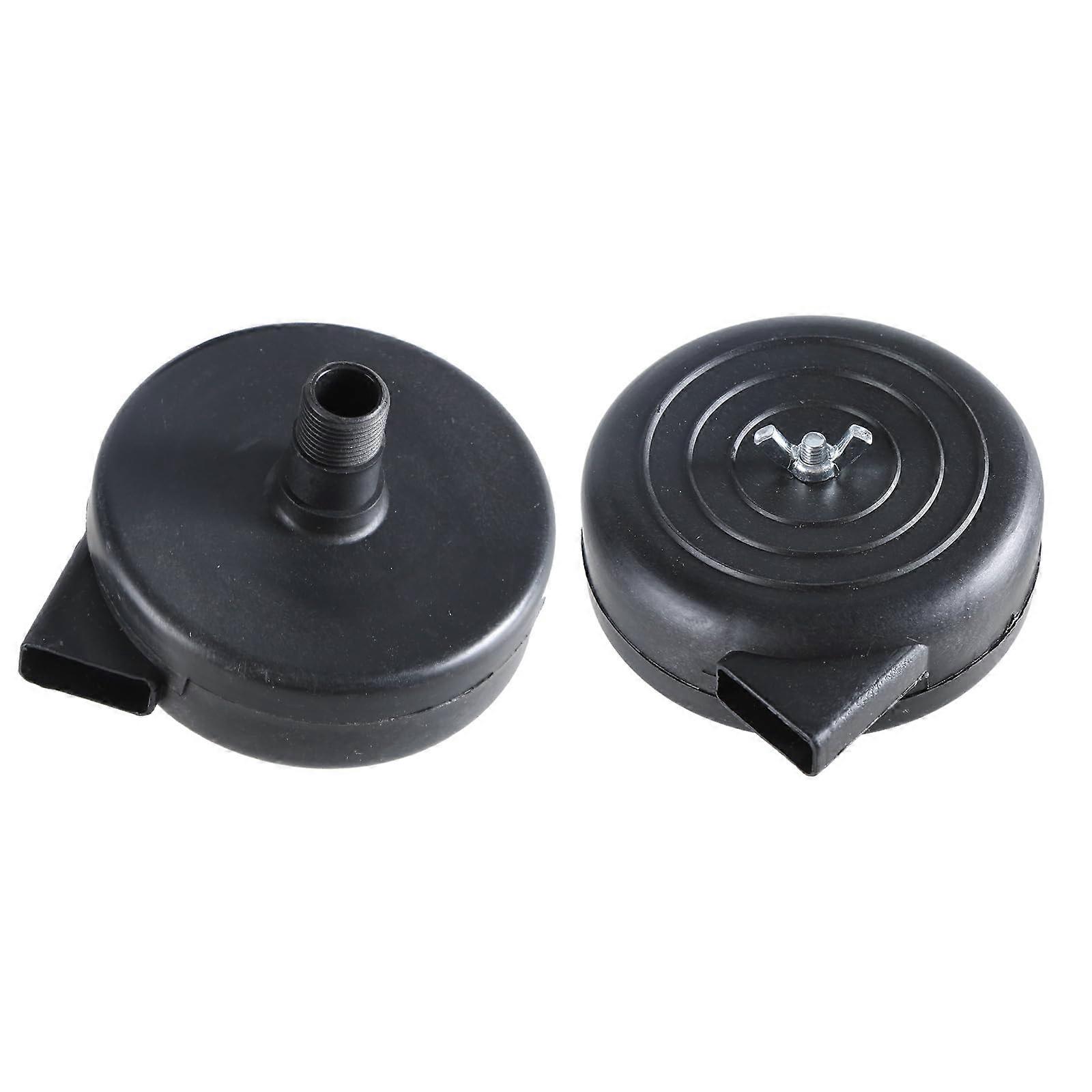 Easy to Install Threaded Air Compressor Filter, Keep Clean and Quiet Air Compressor Silencer, Air Filter Replacement, 2 Pack 16MM
