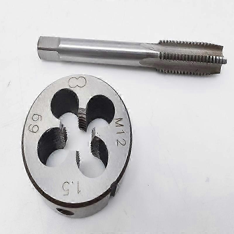 M12 x 1.5mm tap and die set, metric tap and die set