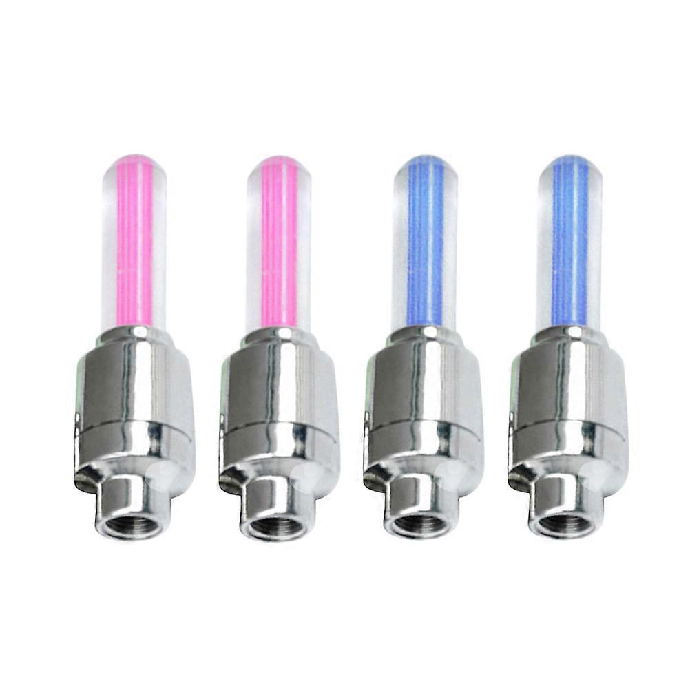 Bike LED Wheel Lights for Night Safety with Automatically Flashing Disk of Light on Metal Plastic Assorted Color