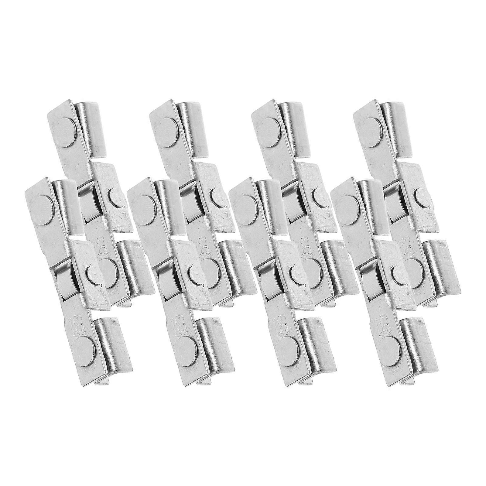 8pcs Durable Glass Door Sliding Pulley Wheels Track Rollers for Smooth Operation, Easy Installation for Cabinets, Windows, and Glass Applications