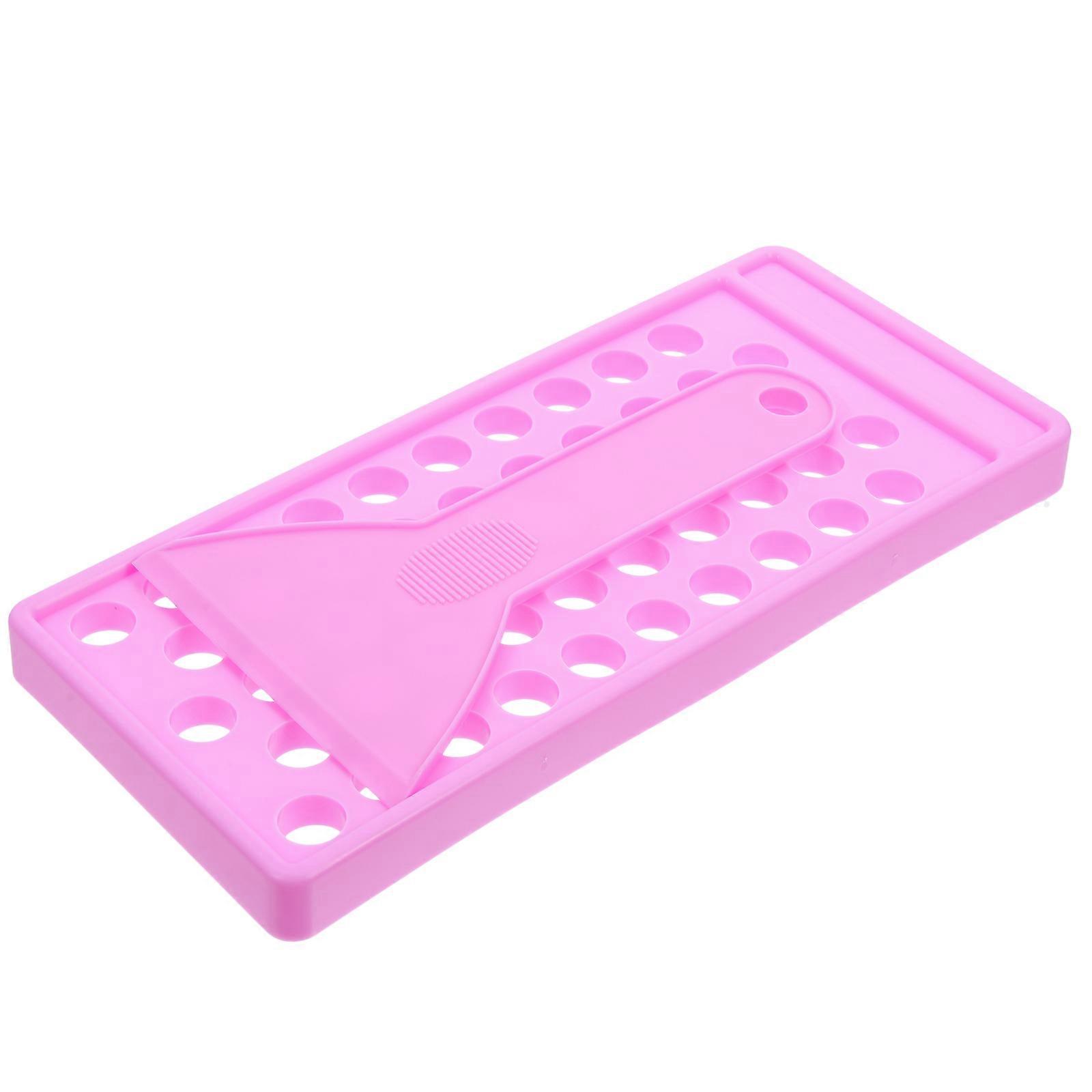 Portable Lip Balm Filling Tray with Hang Board – Durable PP Containers for DIY Lipstick and Homemade Makeup Projects