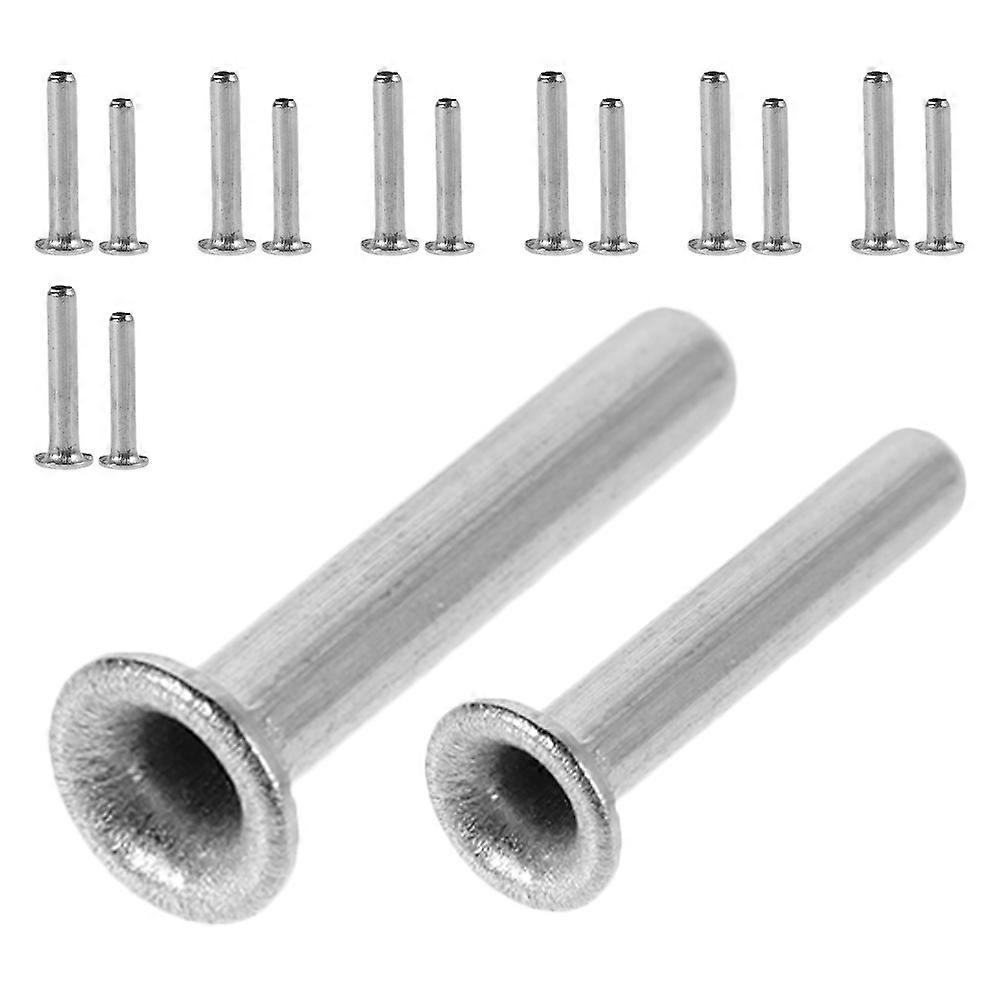 Replacement Parts For Umbrella Silver Cylindrical Alloy Strengthen Umbrella Structure Travel 16Pcs