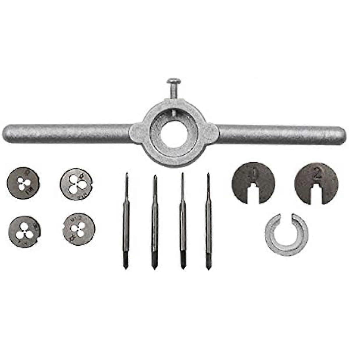 Metric Tap and Die Set M1-M2.5 - 10 Piece Set for Male and Female Thread Cutting, Precision Tooling Kit