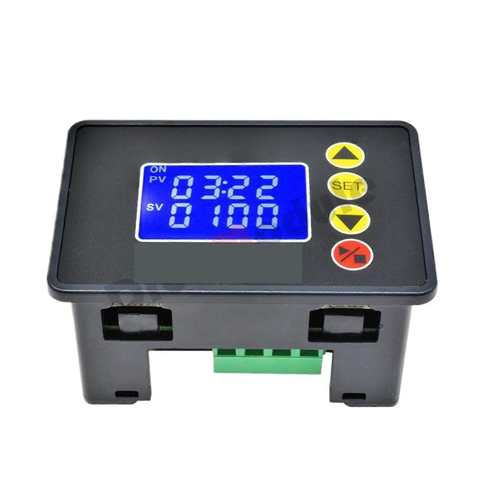 1.37 Inch LCD Display Microcomputer Time Controller Digital Time Delay Relay DC12V-DC24V AC110-220V Dual LED Relay