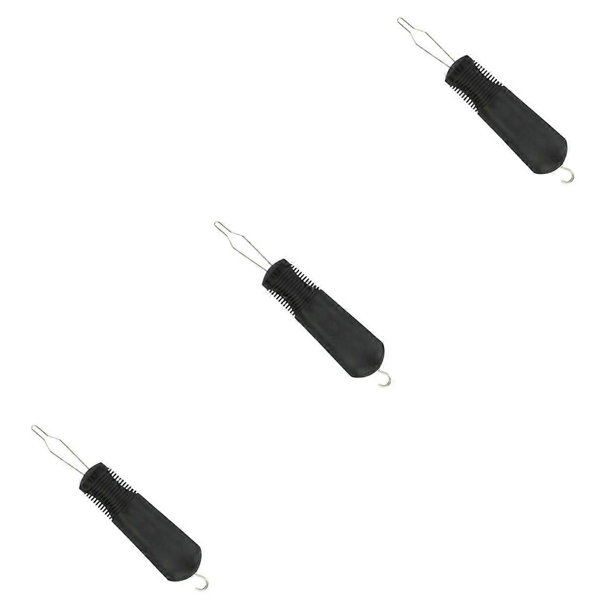 Button Hook Set, 3-Piece Button Helper Tool For Zippers And Buttons, Wire Loop Button, Dress Hook, Storage Hook