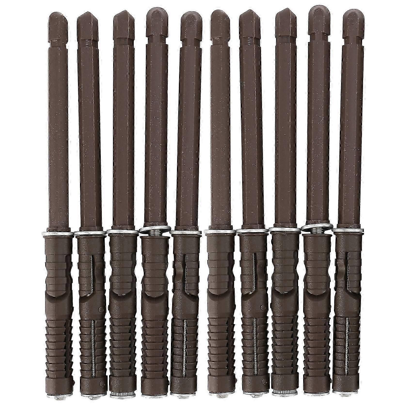 Floating Shelf Brackets -10 Pack Heavy Duty Wood Invisible Shelf Brackets DIY Adjustable Hardware Bl