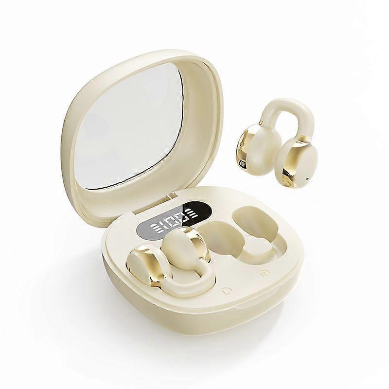 TWS Dual-Ear Clip-On Stereo Bluetooth Earbuds