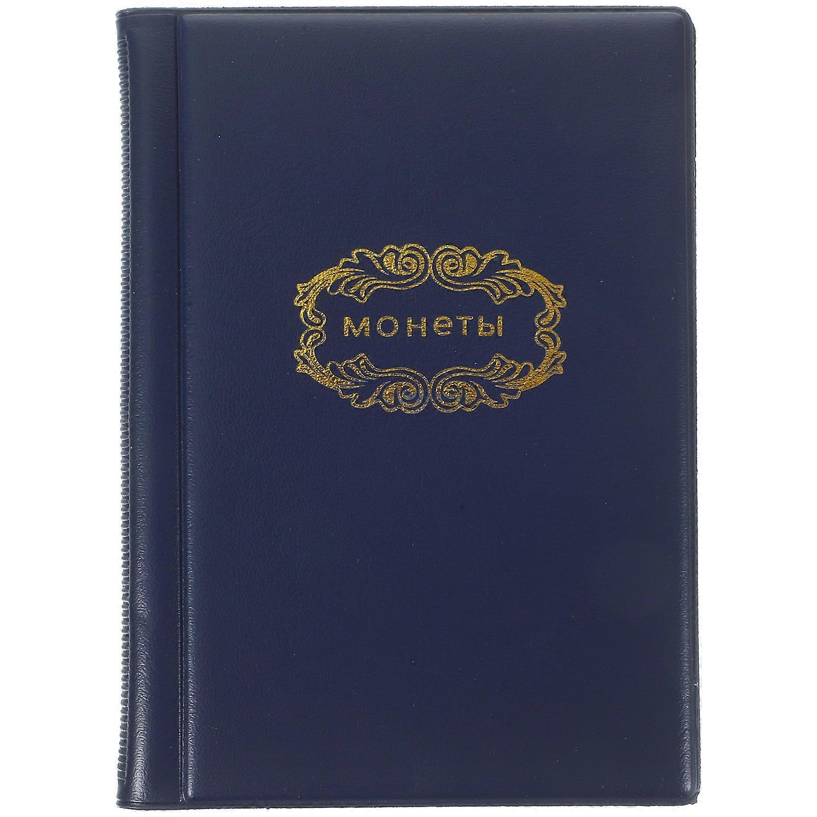 1 Set Commemorative Coin Album with Multiple Pockets for Coin Collection and Organization