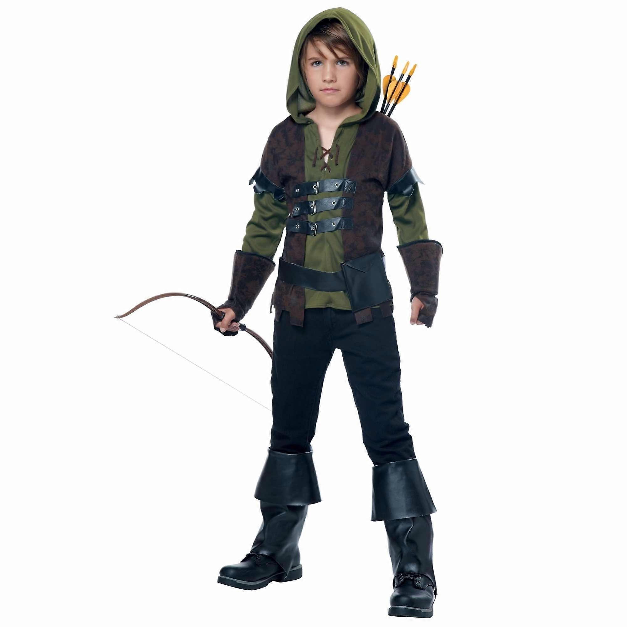 Robin Hood Medieval Sherwood Archer Warrior Old Worlds Book Week Boys Costume