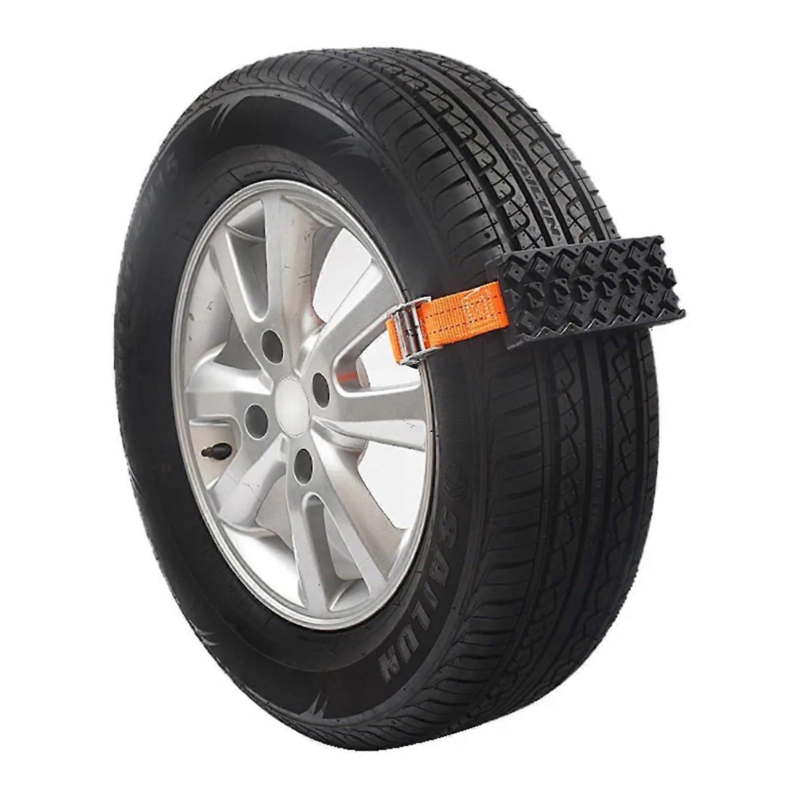 Snow Chains Emergency Snow Mud Sand for Car Tyre Traction Blocks Durability NonSlip Universal