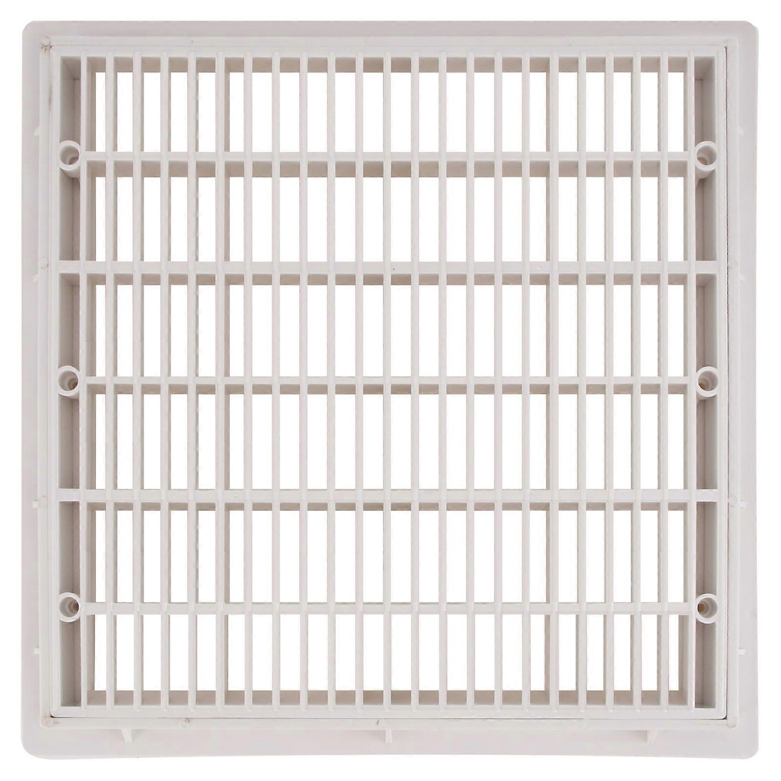 9 Inch Swimming Pool Bottom Drainer Square Main Drainer Floor Tool for Outdoor Pool Gadgets White