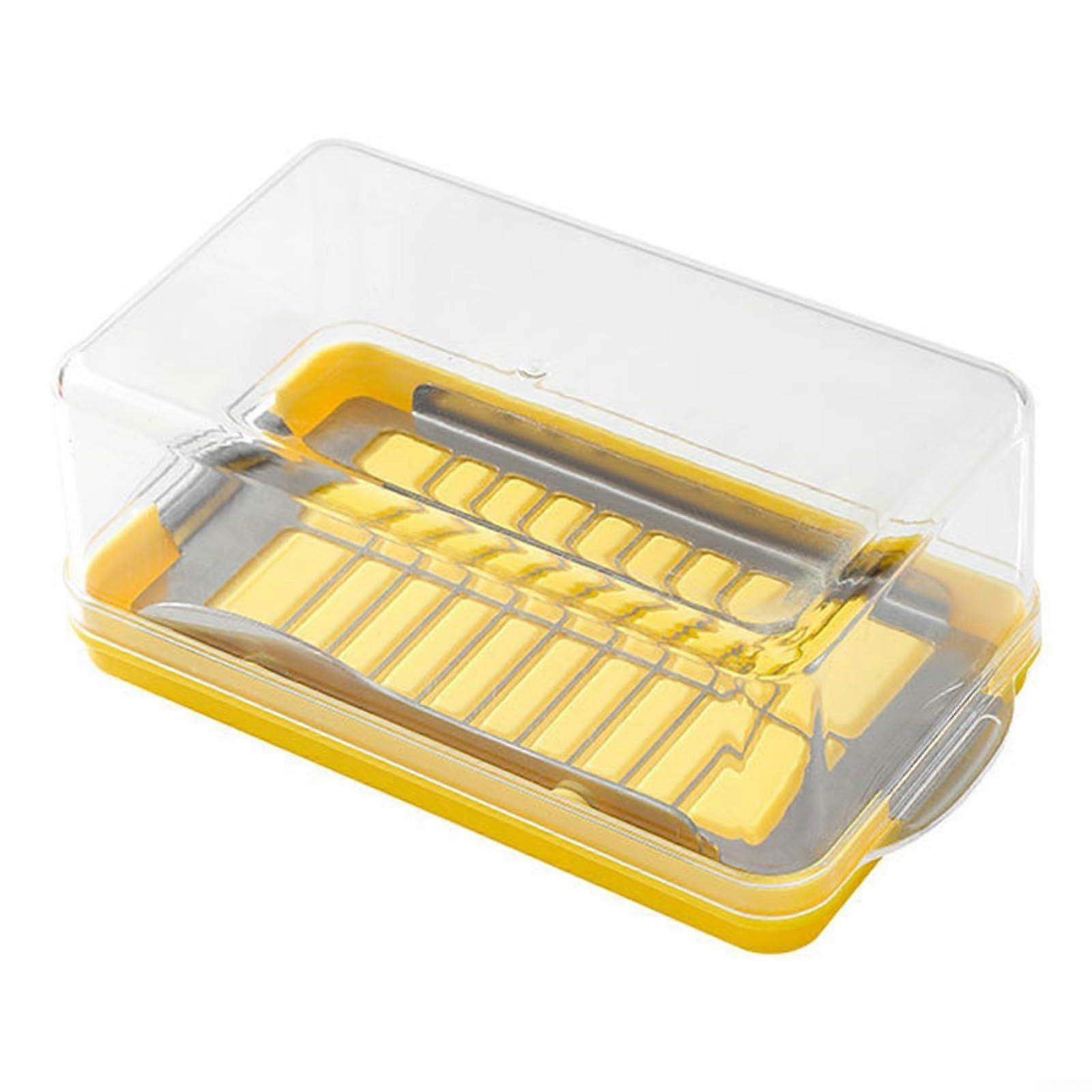 Cheese container with a sealable lid, designed for freshness and easy handling of butter and cheese (L).