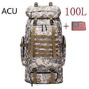 Bergsteigertasche 80l/100l Klettertasche Militär Taktische Rucksäcke Großer Rucksack Outdoors Wandern Camping Reisetaschen