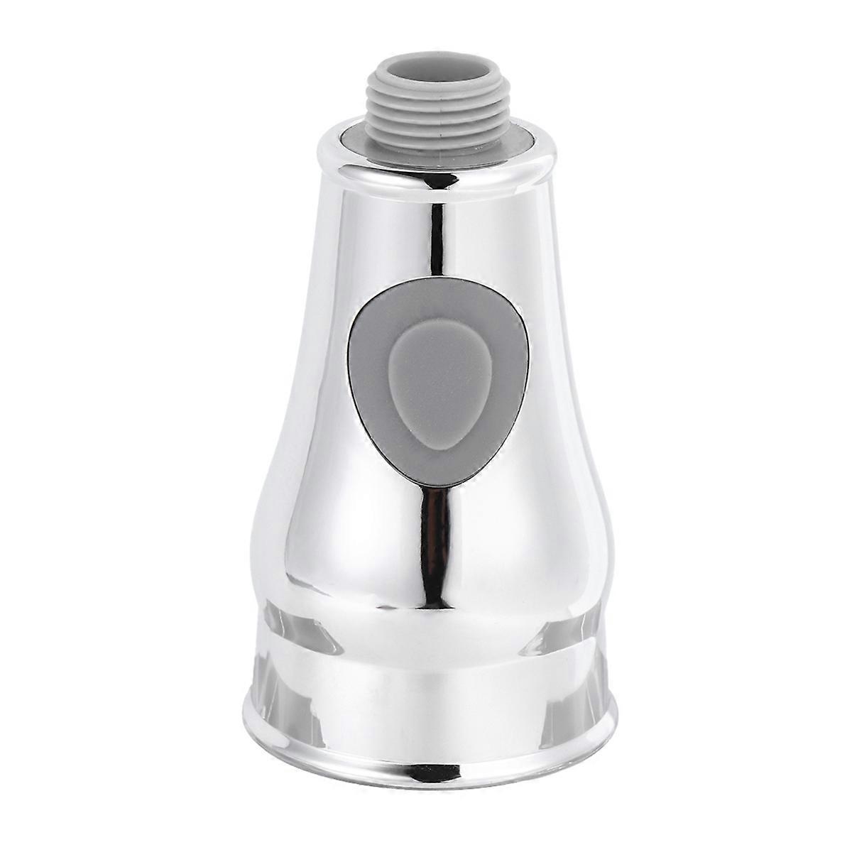 Kitchen Faucet Strainer Adjustable Watersaving Filter Nozzle for Home Use Silver 360 Degrees Rotatable ABS