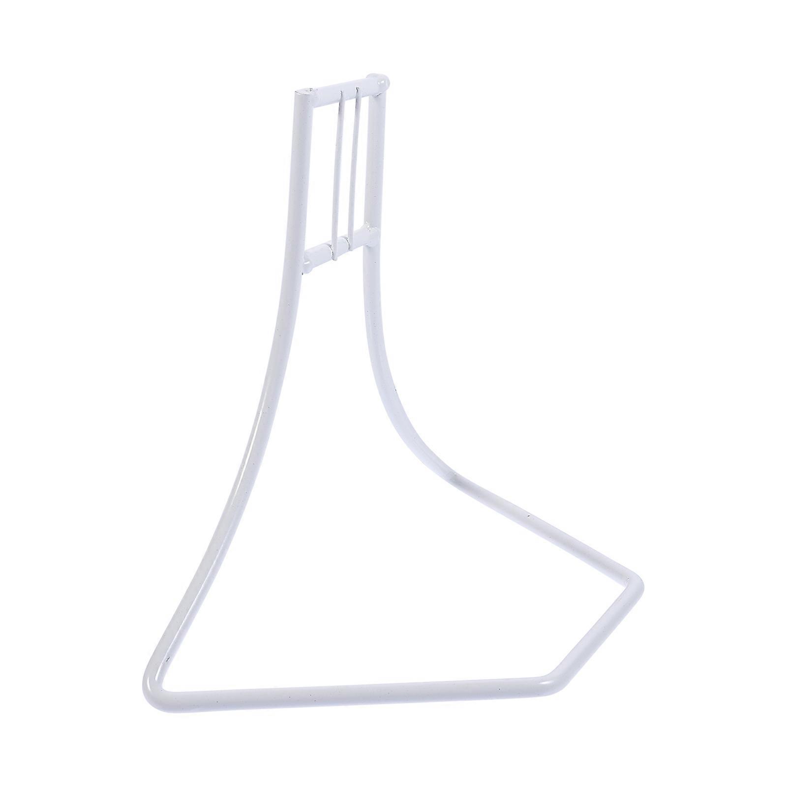 Hamster Running Wheel Storage Rack For Hamster Enthusiasts Exercise And Playtime Activities White Support 1Pcs