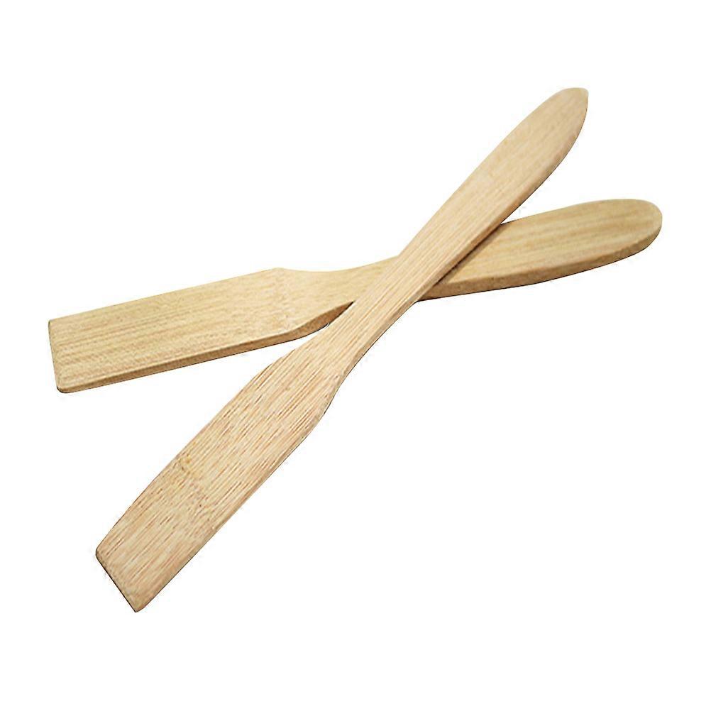 2PCS Coffee Stirring Sticks for Kitchen Use Made of Light Brown Portable and Safe