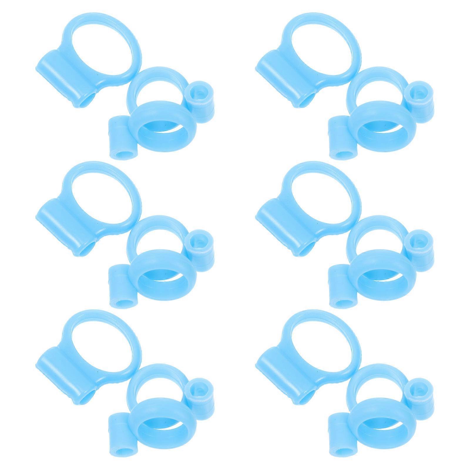 Kids Chopsticks Training Ring 18 Pcs Silicone Accessories For Learning Usage Durable Soft Material