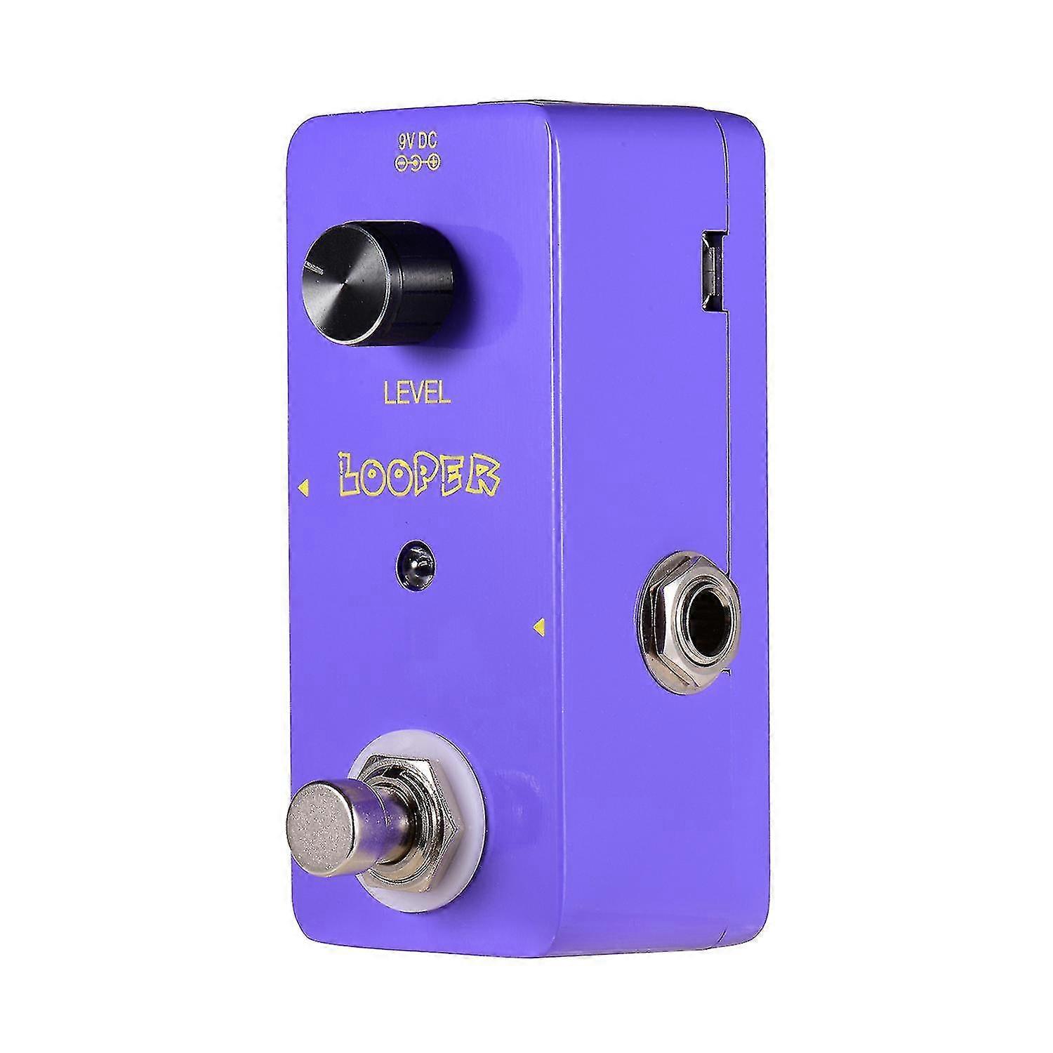 Mini Looper Effect Pedal Guitar Loopers Bass Loop Pedal Ullimited Overdubs 5 Minutes Looping Time With Usb Interface PurplePurple SZRH A-S