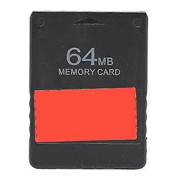 Memory Card for PS2 64MB High Speed Game Memory Card for FMCB V1.966 USB Games for PS2, Gaming Accessories