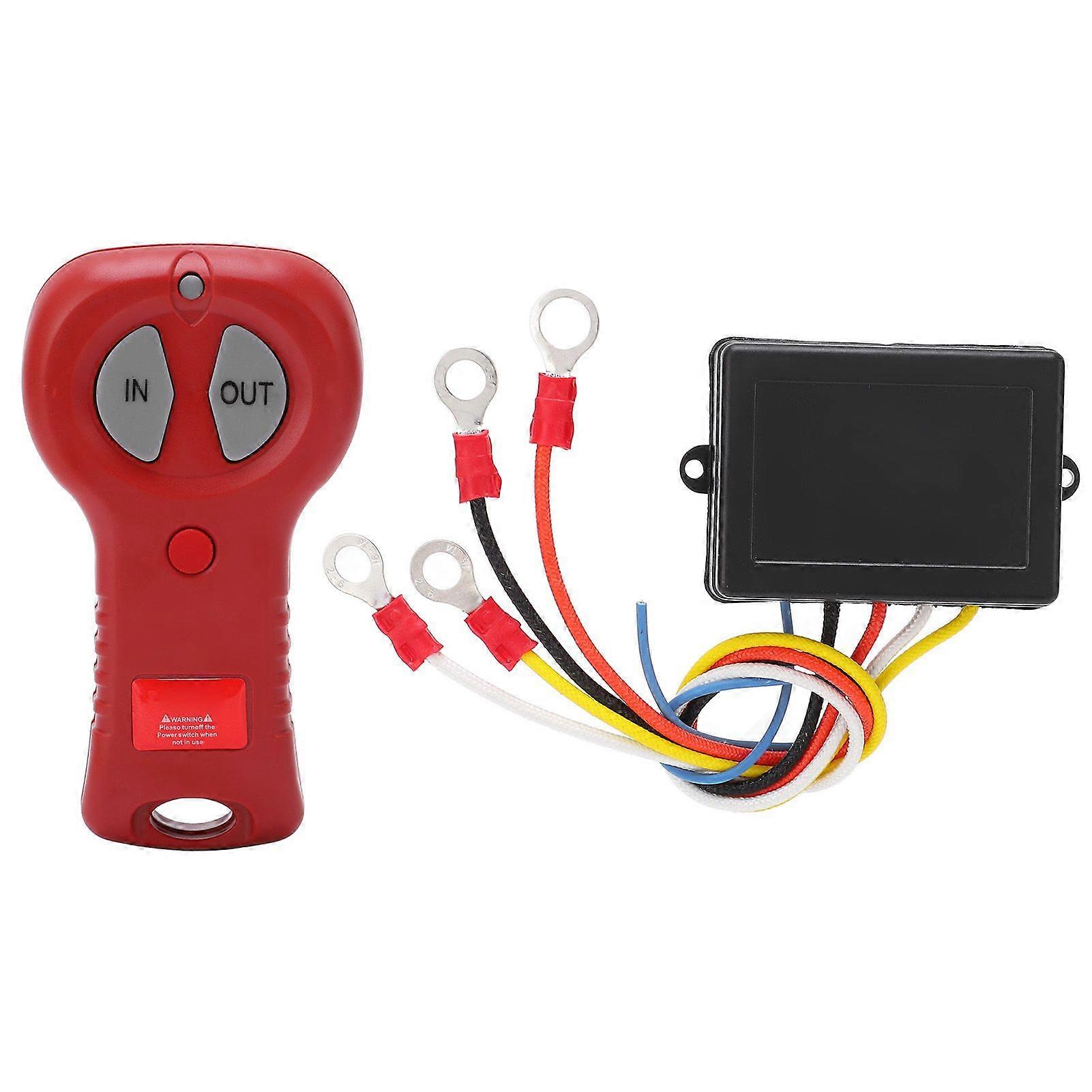 Universal wireless winch remote control with indicator light 434MHz