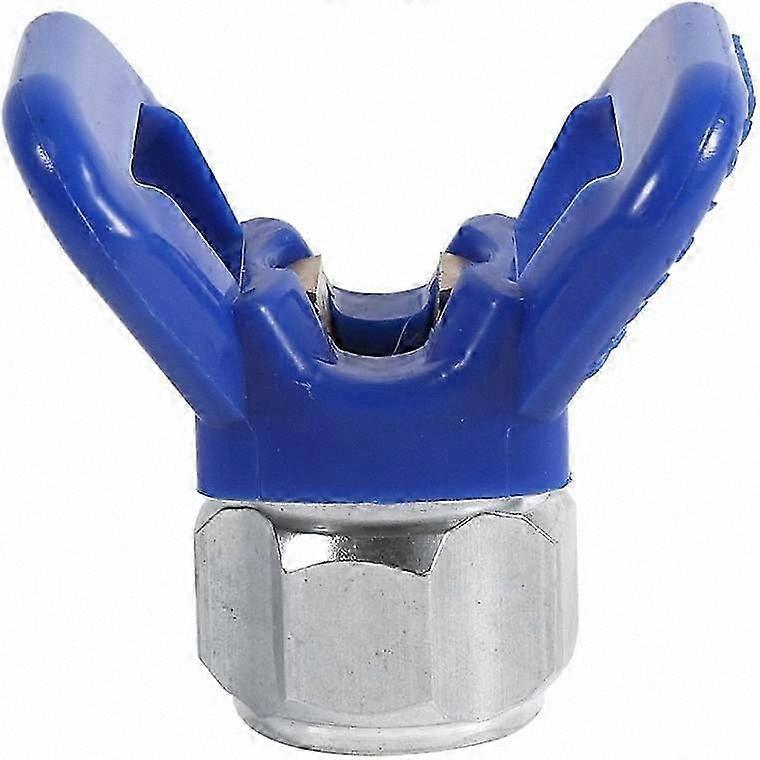 Universal Airless Paint Sprayer Tool with Flat Nozzle Guard (Blue)
