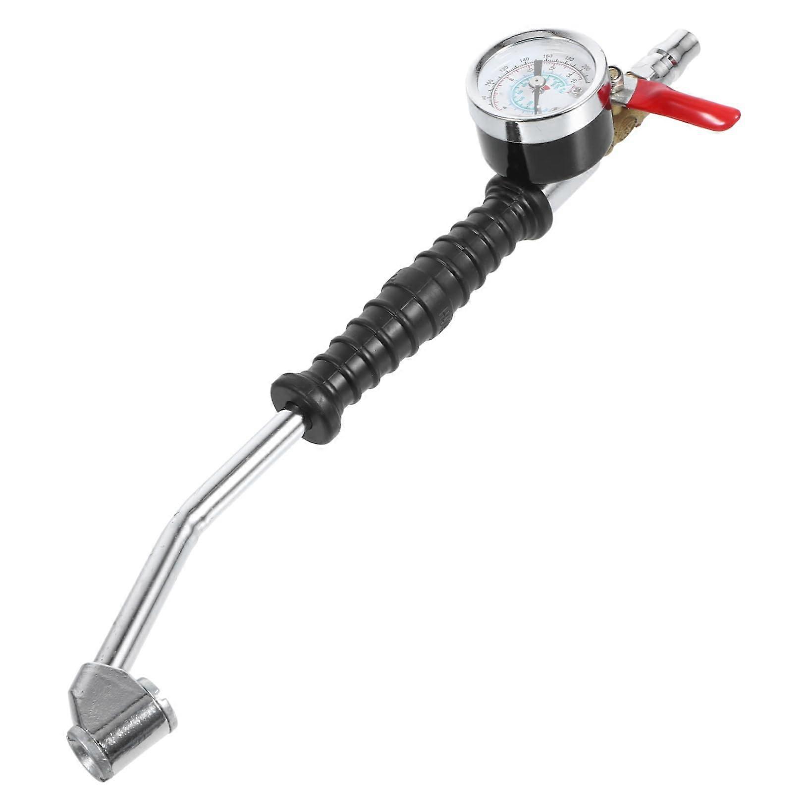Auto Tire Inflator With Pressure Gauge Portable Air Pump For Precise Inflation of Car and Bicycle Tires Compact and Lightweight