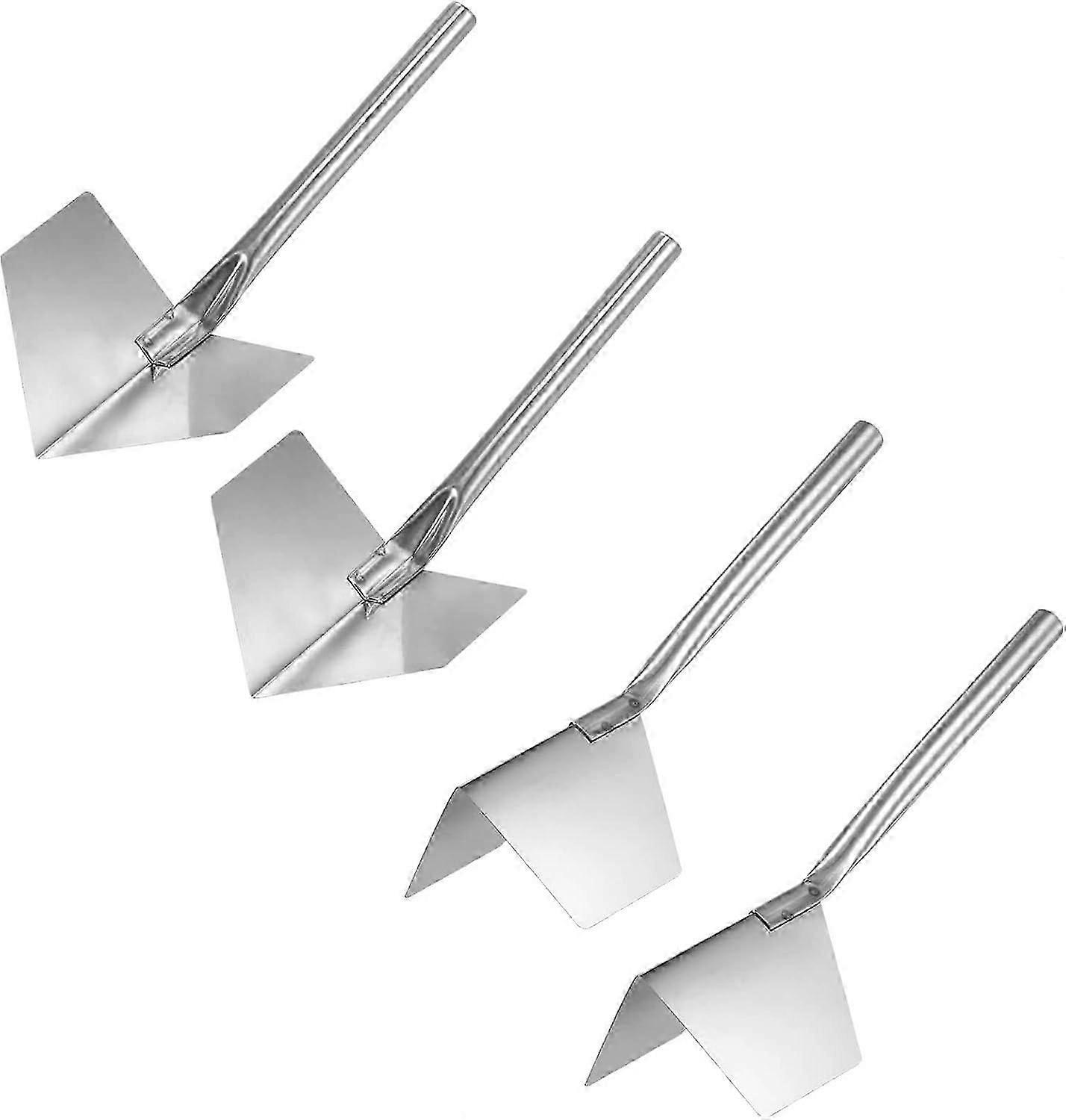 Inside and Outside Corner Trowels 2.7 Inch Stainless Steel Drywall Corner Shaping Tool 2se