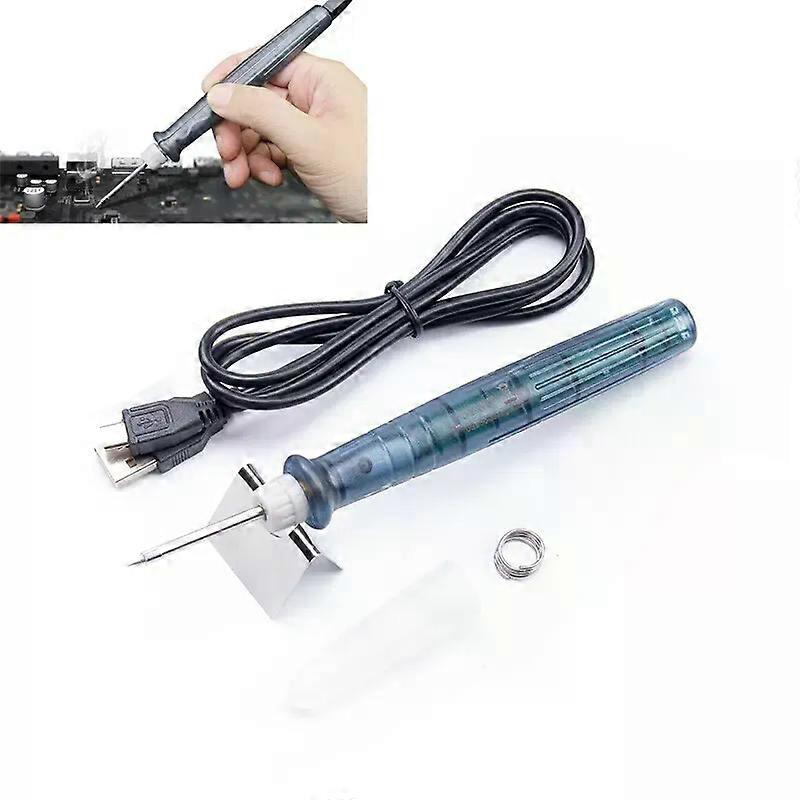 Mini Soldering Iron Adjustable Temperature Electric Soldering Iron Soldering Station Mini Handle Heat Pencil Soldering Instruments 60W
