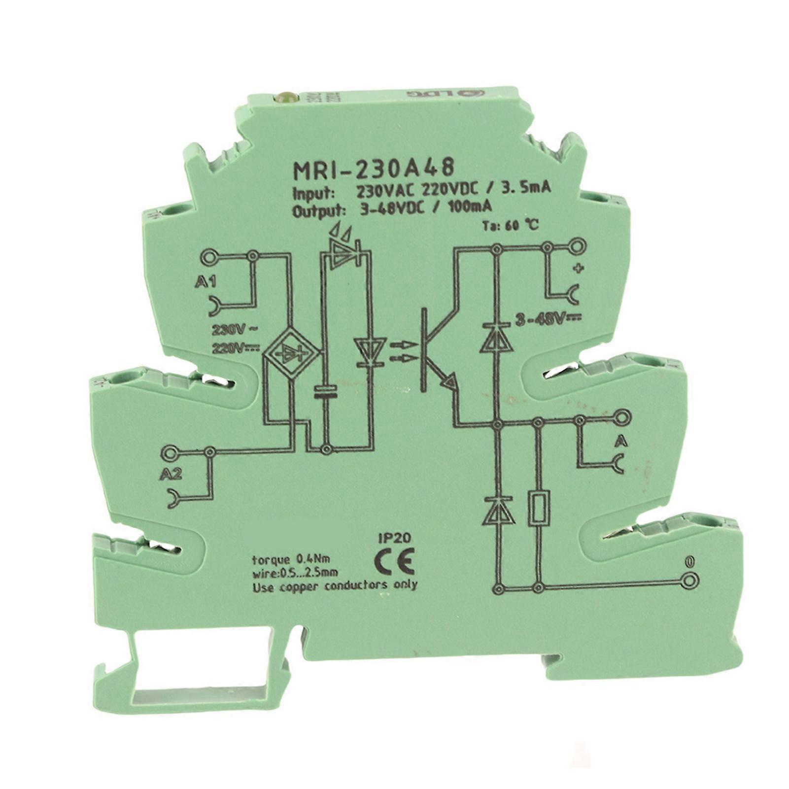 MRI-230A48 6.2mm Ultra Thin Coupling Isolation Protection PLC Relay Module