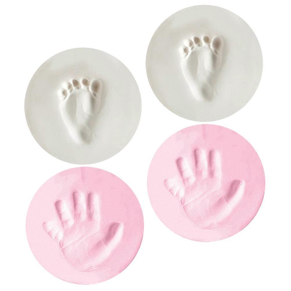 Handprint Keepsake For Newborns Ideal For Tabletop Display In Assorted Color Featuring Practical Design 4Pcs