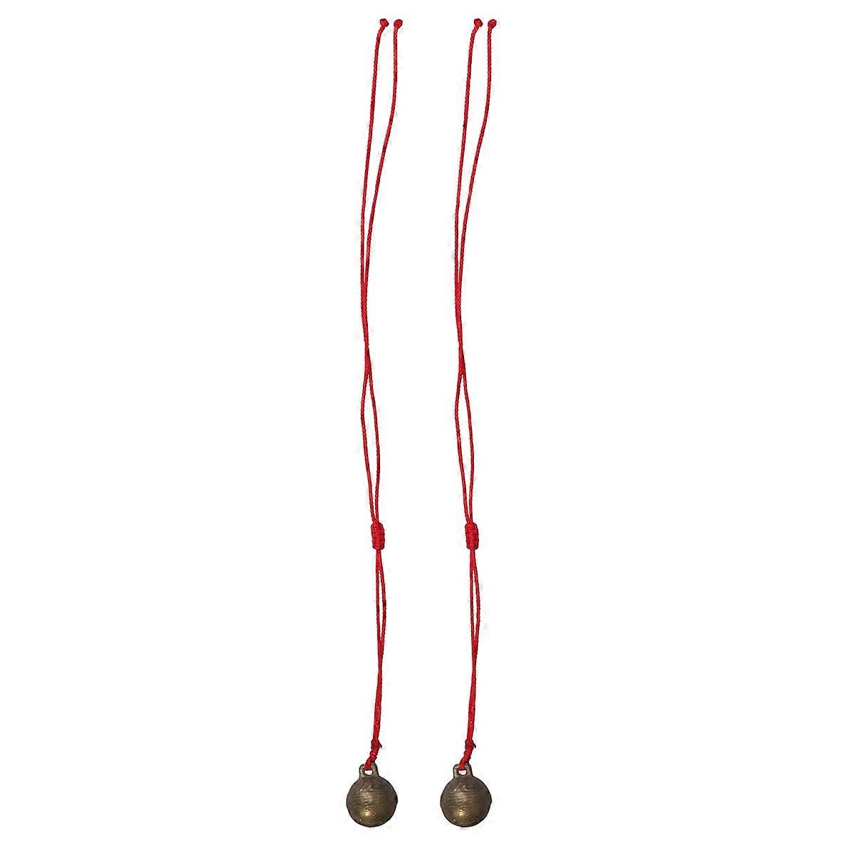 Dog Collar With Bells For Notification Designed For Pet Owners Outdoor Activities 2Pcs