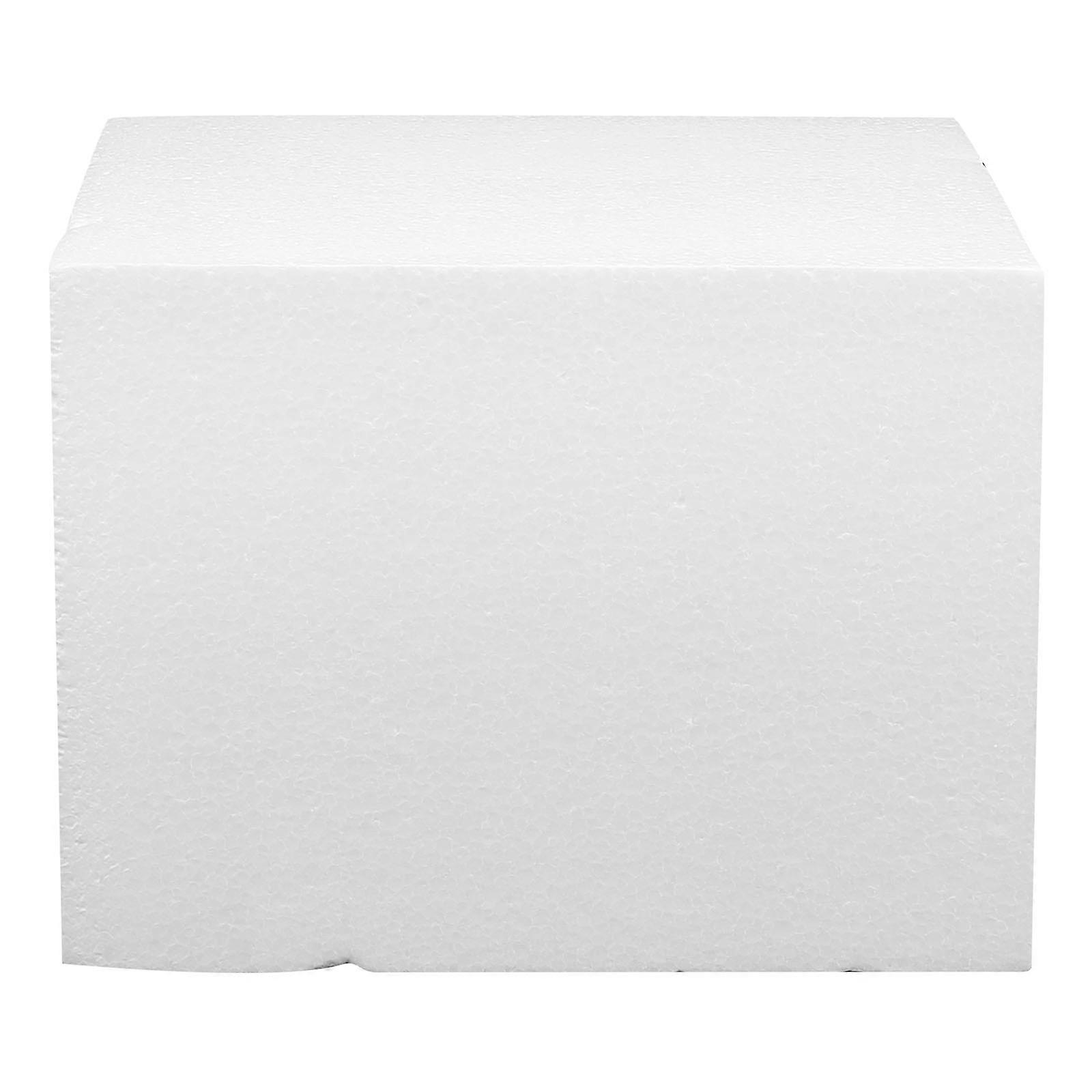 White Foam Block for Crafts Decor Durable Safe Flexible Perfect for DIY Projects and Flower Arrangements