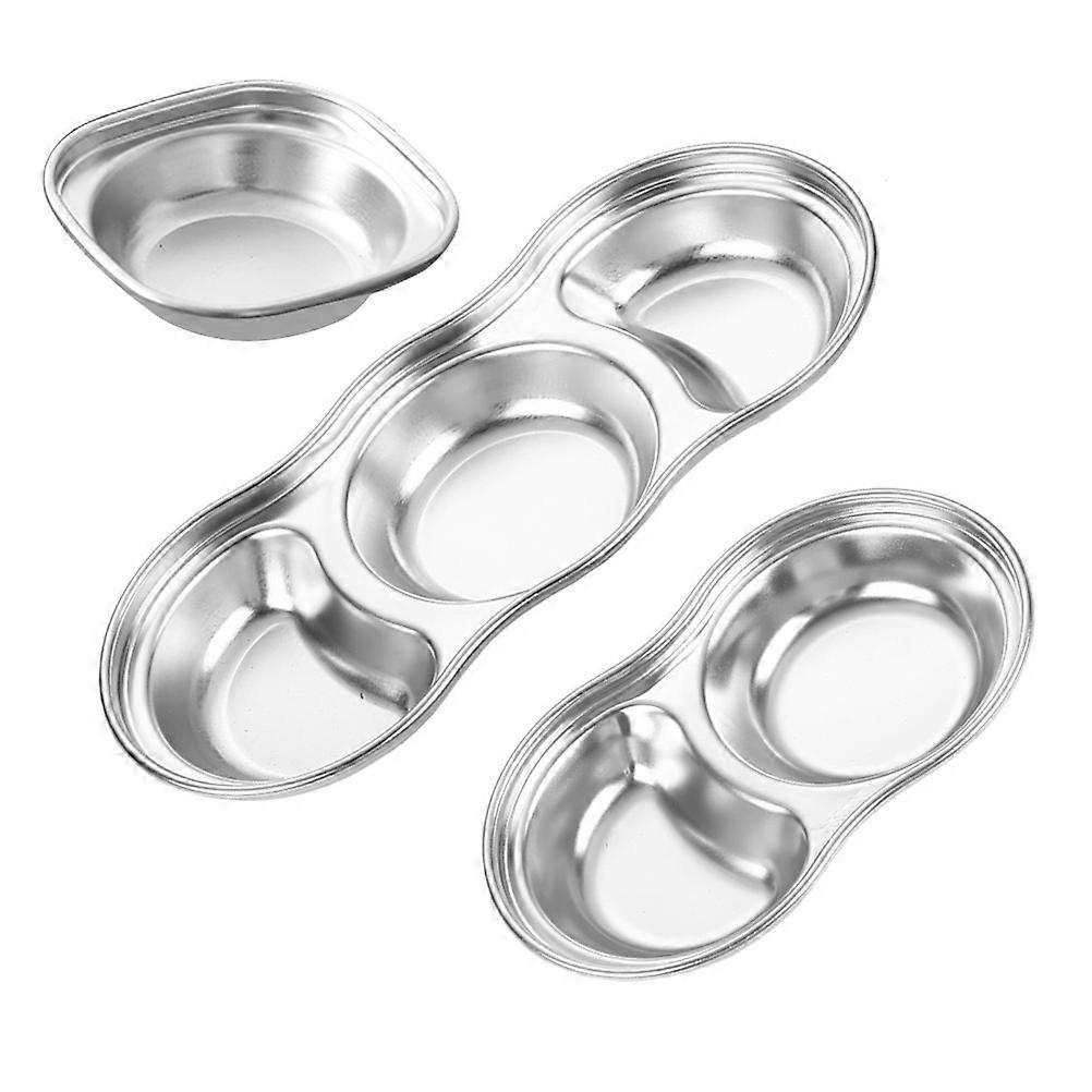 כלי רוטב נירוסטה לאחסון תבלינים לשימוש ביתי 20.5X8.1X2.3 ס"מ 3 יחידות