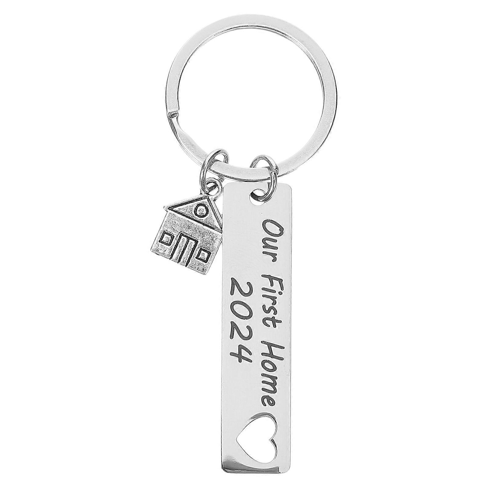 Keyholder House Shape Pendant For New Home Moving In 8.50X2.80X0.30CM 1Set