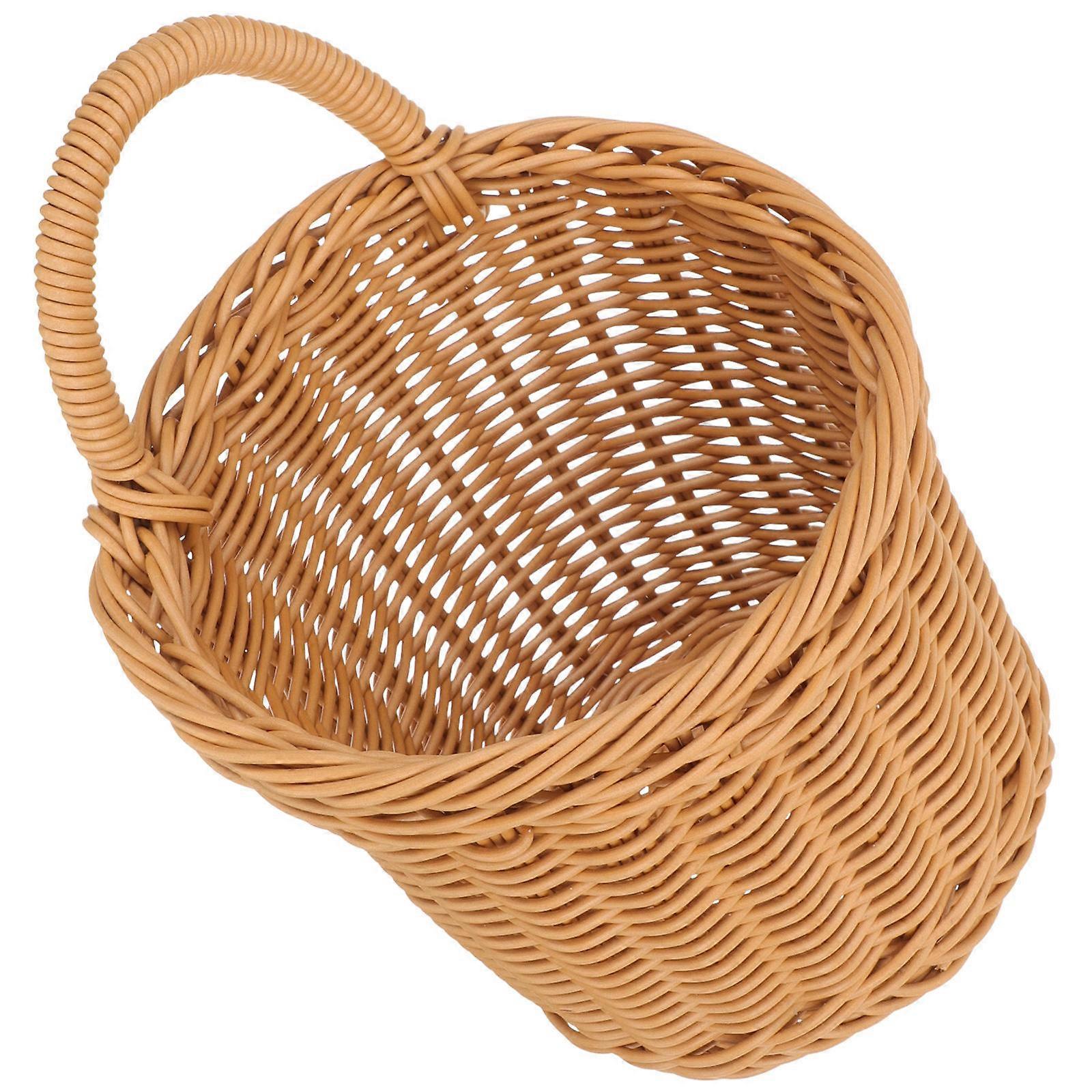 Woven Kitchen Garlic Basket Wall Storage Basket Set for Organization