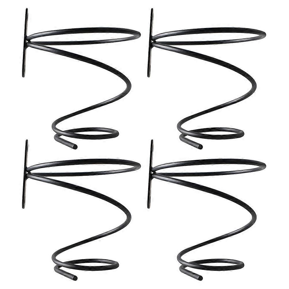 4pcs Wall Mounted Holder Single Storage Rack Iron Wall Mount Display Rack