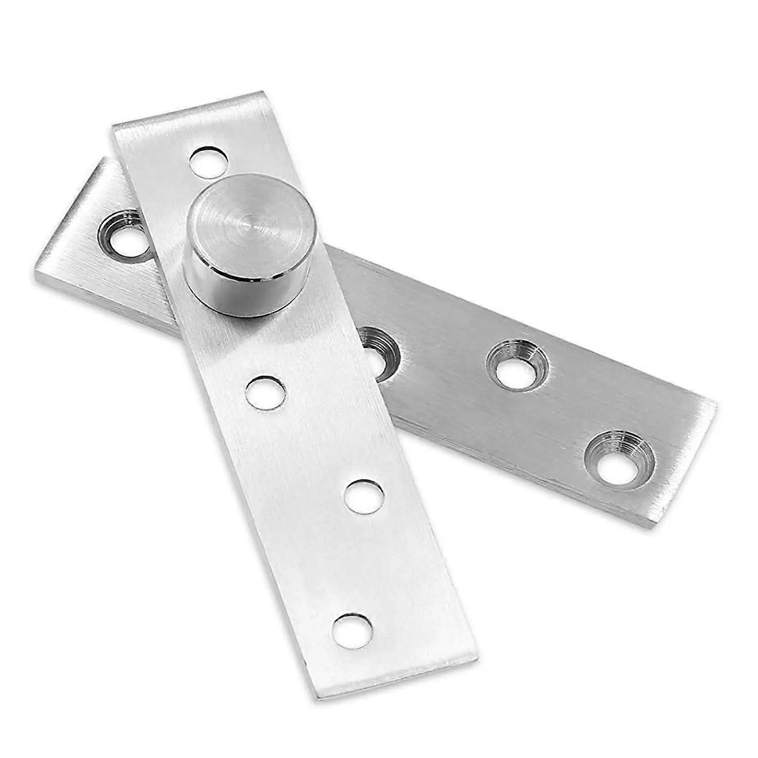 Stainless Steel Hardware Hinge For Door Cabinet, 360 Degree Rotation Axis, Hidden Door Swivel Hinges, Position Shaft