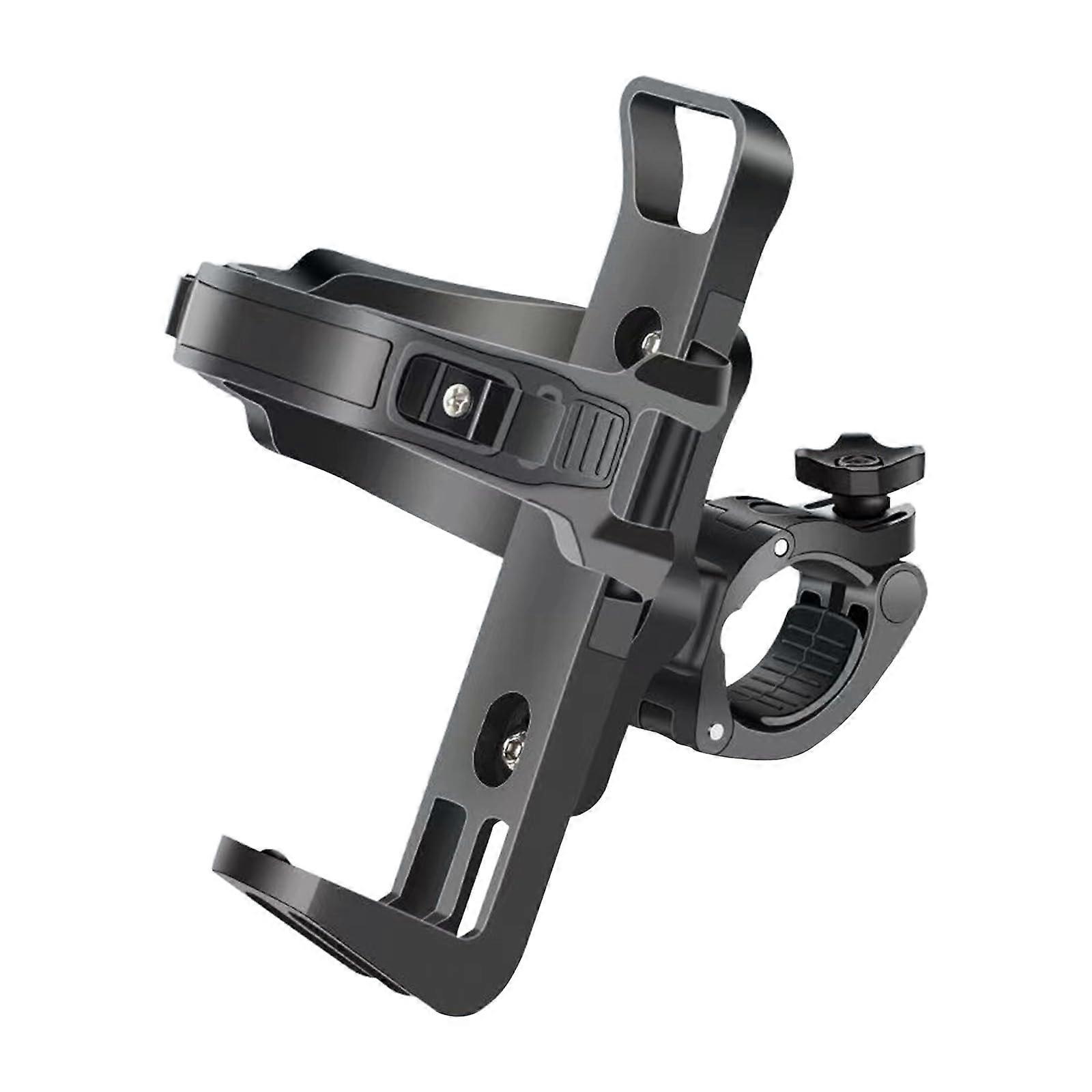 Bicycle water bottle holder, bike bottle cage for road bikes, adjustable grip, lightweight cup holder for cycling