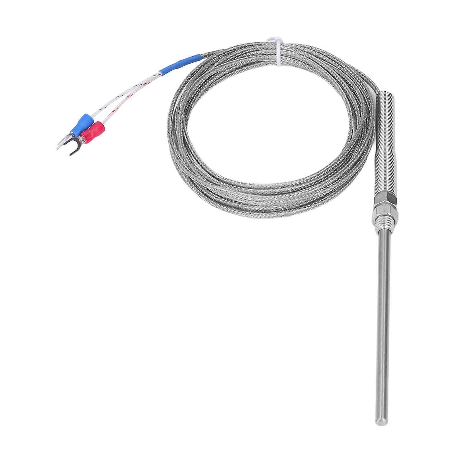 BERM Thermocouple K Type Temperature Sensor 100mm Probe 0‑400℃ Accessory for Measurement