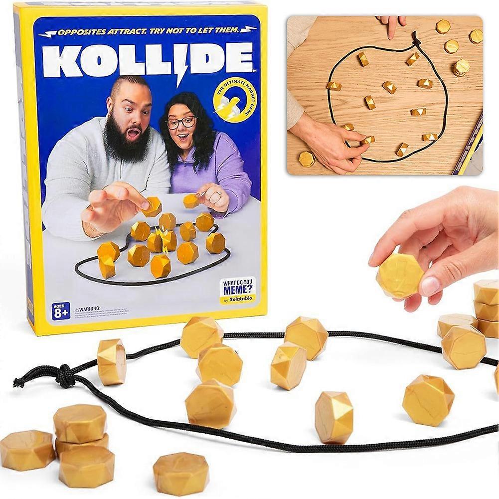 Magnetic Strategy Board Game for Kids & Adults - Fun, Portable Tabletop Game for Family Game Night & Travel
