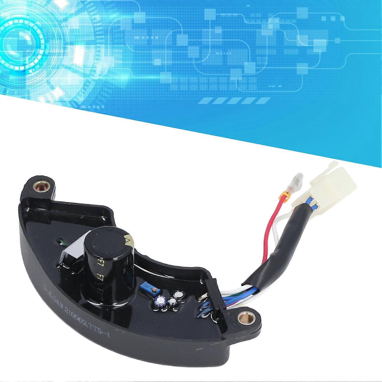 AVR Voltage Regulator Universal for 5‑6.5KW Gasoline Diesel Generator 1PH  Halfmoon Style