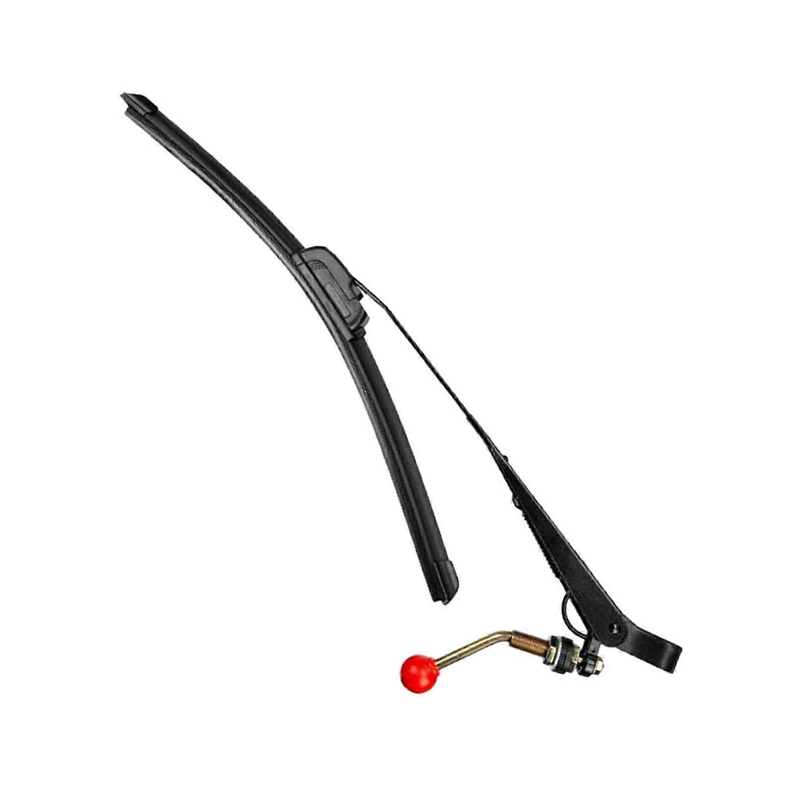 Hand Operated Windscreen Wiper, Manual Wiper Replacement Accessories, Replacement Parts, Manual Wiper Set for Arm 400mm Wiper 450mm