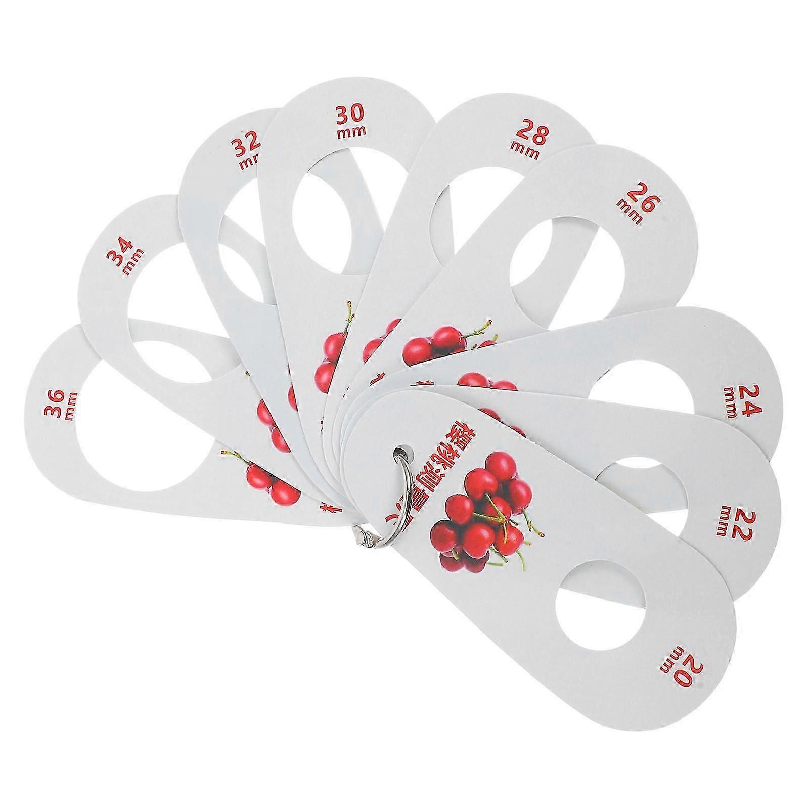 Fruit Measuring Board Cherry Ruler For Measurement Scenarios Diameter Measurement 1Set